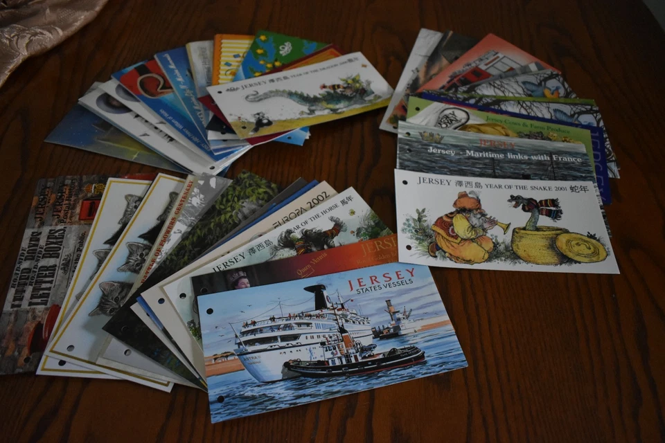 Jersey Presentation Packs, 2000, 2001 and 2002, Sold Individually, MNH, Mint - Image 1 of 1