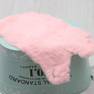 Newborn Photography Props Baby Kids Backdrop Rabbit Fur Blanket Cushion Studio - Image 1 of 4