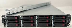 HP D2600 w/12 2 TB 6G SAS 7.2K LFF Dual Port MDL HDD 24 TB Bundle BK766A - Picture 1 of 3
