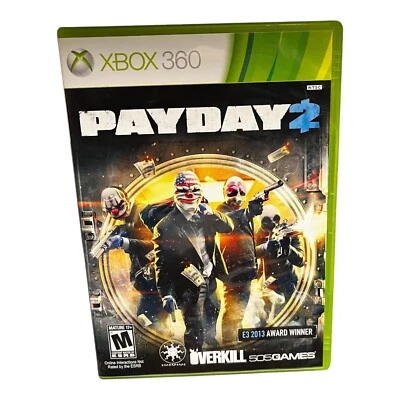 Payday 2 (Microsoft Xbox 360, 2013) Complete w/ Manual Tested  - Image 1 of 3