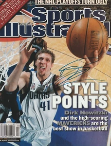 Dirk Nowitzki Autographed Sports Illustrated Magazine Full 5/6/02 - Picture 1 of 1