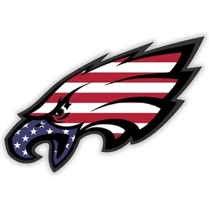 Bandera de Estados Unidos Philadelphia Eagles Adhesivo Calcomanía de Vinilo Fútbol Americano EE. UU. Águila - Imagen 1 de 5