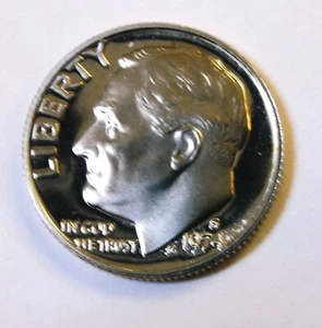 1974 S Roosevelt Dime Proof Cameo  - Picture 1 of 2