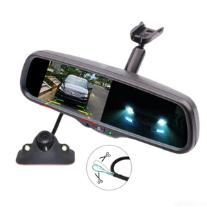 HD 4.3'' Car Rear Mirror Monitor No1 Bracket Backup Camera For Mitsubishi Lancer - Picture 1 of 12