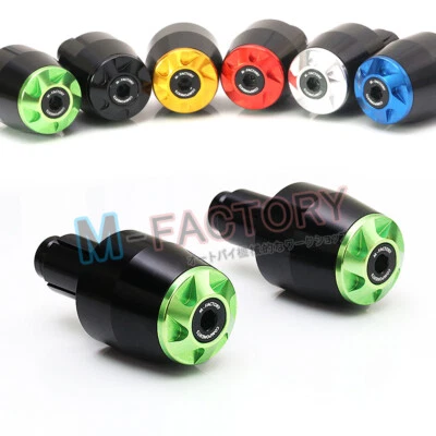 For Kawasaki Z400 2020-2021 Motorcycle Green Bar Ends TOKA - Image 1 of 4