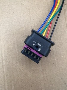 New  1-1718806-1 MAF Sensor Wiring Connector Pigtail Plug For VW AUDI BMW MINI - Picture 1 of 6