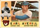 1960 Topps #39 Earl Averill Chicago Cubs Original Vintage