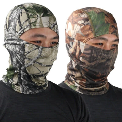 Tactical Camouflage Balaclava Full Face Mask Hood Military Army Hunting Cover US - Image 1 of 4