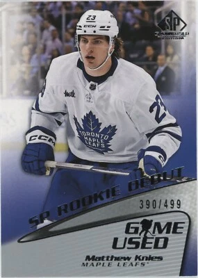 2023-24 SP Game Used SP Rookies Debut Matthew Knies /499 #R-16 - Image 1 of 2