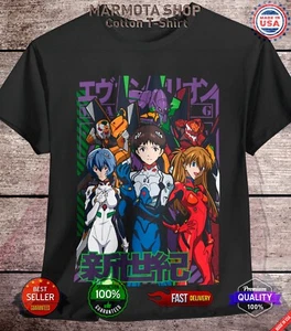 Camiseta Rei Ayanami Asuka Langley Shinji Neon Genesis Evangelion Anime Camiseta - Imagen 1 de 31