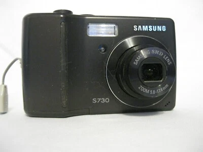 Cámara digital Samsung S730 7,2 MP para piezas o reparación. Foto 1 de 4