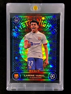 LAMIN YAMAL BLACK ROOKIE REFRACTOR RZADKA WKŁADKA SP chromowana holo nieautomatyczna - Zdjęcie 1 z 8