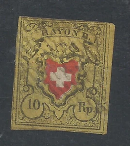 SUIZA, YV # 15, USADO, EN MUY BUEN ESTADO - Imagen 1 de 1