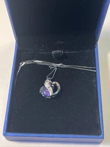 Leafael Holiday Gift Necklaces for Women Infinity Love Alexandrite Light Purp... - Picture 1 of 6