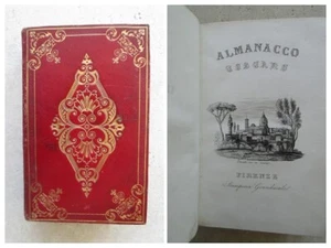 [ALMANACH TOSCAN]  ALMANACCO TOSCANO, 1843. Belle reliure. - Picture 1 of 17