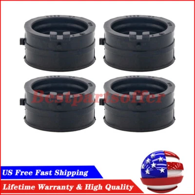 4PCS Carburetor Intake Manifold Joint Boots Fits Honda CBR600 CBR600F2 1991-1994 Foto 1 de 4