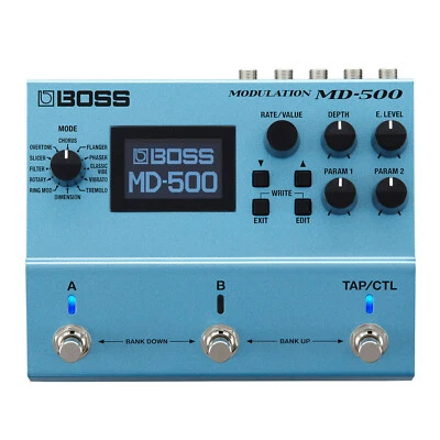 BOSS MD-500 Modulation Pedal 12 Modes 28 Modulation Types Analog Pedal TONE - Image 1 of 4