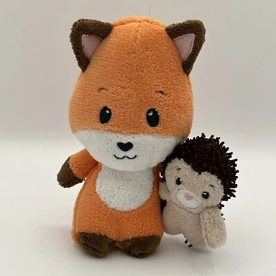 First & and Main “Lil Buddy” Stuffed Plush Toy Beanbag Fox And Hedgehog #8624 8” - Image 1 of 4