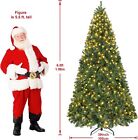 6.5/7.5 Feet Christmas Tree Artificial Tree Holiday Decorations 250 LED Lights