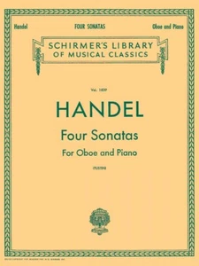 Handel Four Sonatas Schirmer Oboe and Piano Sheet Music NEW 050262180 - Picture 1 of 1