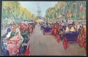 POSTAL SEVILLA PASEO COCHES DE LA FERIA ILUSTRADOR M. BERTUCHI POSTCARD  CC03534 - Picture 1 of 1