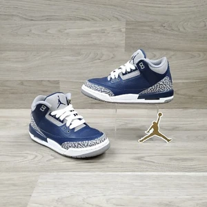 Nike Air Jordan 3 Retro GS Georgetown 398614-401 Youth Size 4Y Women Size 5.5 - Picture 1 of 22