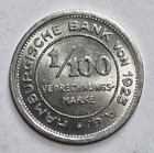 Deutschland Notgeld 1/100 Verrechnungsmark 1923 J; Hamburgische Bank 1923 A.G.