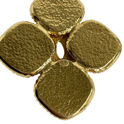 CHANEL 96A Collana Incisa Collana Oro CC Logo Cocomark Donna Donna