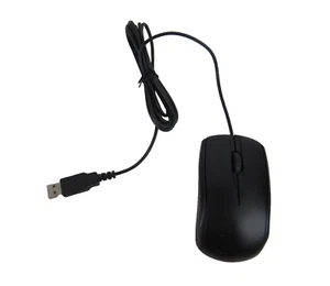 ACER USB MOUSE WIRED SCROLL WHEEL CABLE OPTICAL BLACK MOFGUO - Picture 1 of 5