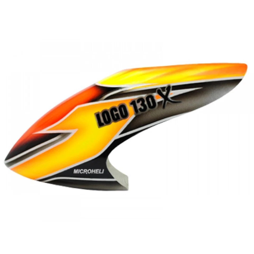 Microheli Airbrush Fiberglass Meteor Canopy - BLADE 130X - Image 1 of 1