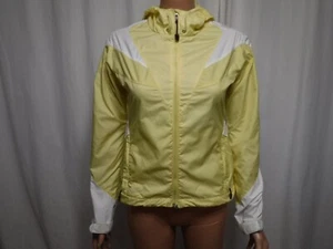 Nike ACG Girl's Size XS Water Resistant Jacket Yellow Hooded Zip Front Pockets - Picture 1 of 12