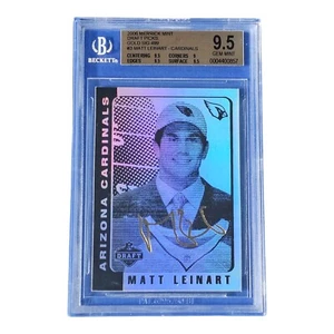 2006 Merrick Mint Gold Signature RC Facs Auto Matt Leinert #'d /499 BGS 9.5 - Picture 1 of 4