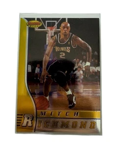 1996-97 Bowman's Best Refractor Mitch Richmond #21 Salón de la fama Sacramento Kings a - Imagen 1 de 2