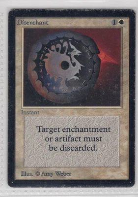 Disenchant - Beta vintage Magic the Gathering MTG - ACTUAL CARD - US SELLER - Image 1 of 2