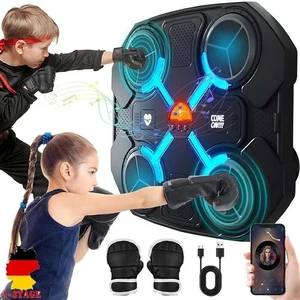Elektronische Bluetooth Musik Boxmaschine Wandmontage Boxing mit Handschuhen DE - Bild 1 von 16