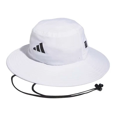 Adidas Golf Hombre Ala Ancha Sombrero para Sol - Protector UV - Ligero, Pequeño/Md Blanco Foto 1 de 3