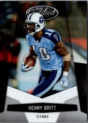 2010 Panini Certified Kenny Britt #145 Tennessee Titans Football Card - Image 1 of 2