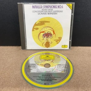 Mahler Symphony 4 by Leonard Bernstein (CD, 1990) - Picture 1 of 2