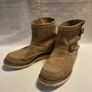 Chippewa 7 Moc Engineer Sand Suede 8 1/2 #1013 - Picture 1 of 15