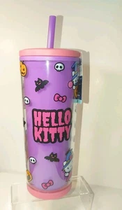 Hello Kitty Greeter ZAK Halloween 2025 Pink Tumbler 25 Ounces New With Tags - Picture 1 of 10