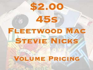 $2 45s - Fleetwood Mac / Stevie Nicks Jukebox 45s - G - EX - Flat $5.00 Shipped - Picture 1 of 39