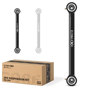 2pc Crawl Series Rear Fixed Length End Links fits Jeep Wrangler JK/JKU 07-18 - Picture 1 of 18