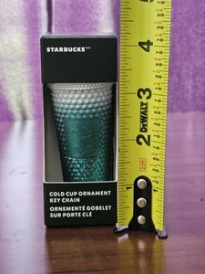 Starbucks Disney Parks Mickey Mouse Cold Cup Ornament Keychain 2023 NEW - Bild 1 von 6