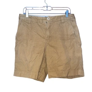 LL Bean Signature Slim Straight Fit Khaki Shorts 32W - Picture 1 of 7