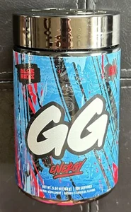 Gamer Supps, GG Energy Blue Razz Powder Energy Drink 100 Servings Exp.9/24