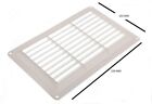 NEW 24 X 9x6 Inch White Plastic Fixed Air Vent Louvre Grille Cover - OneStopDIY