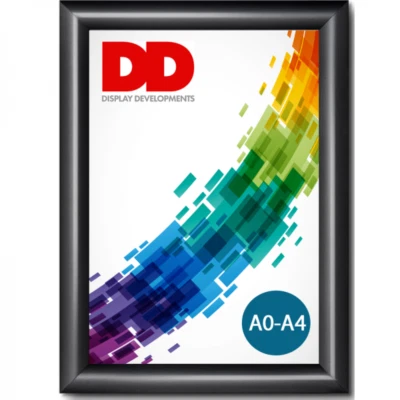 A2 Black Picture Poster Snap Frame
