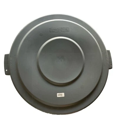 4X  Waste Container Lids 32 Gallon Sparta Bronco 84103323 Grey Made In USA - Image 1 of 3
