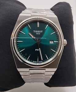 Reloj de cuarzo Tissot PRX 40mm esfera verde T137.410.11.091.00 - Imagen 1 de 7