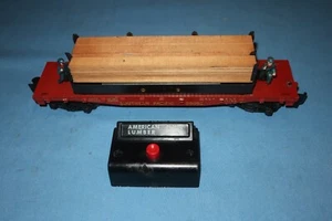 American Flyer #25058 Moe & Joe Operating Lumber Car. Working. - Picture 1 of 11